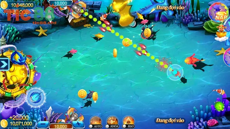 Ảnh hưởng của các loại súng đến chiến thuật chơi game bắn cá online