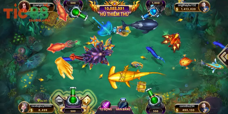 Lợi ích khi chơi game bắn cá online nhà cái TIC88