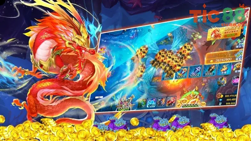 Những tính năng nổi bật của game bắn cá Rồng Vàng