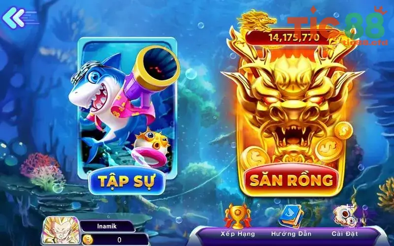 Hướng dẫn chơi game bắn cá Rồng Vàng hiệu quả